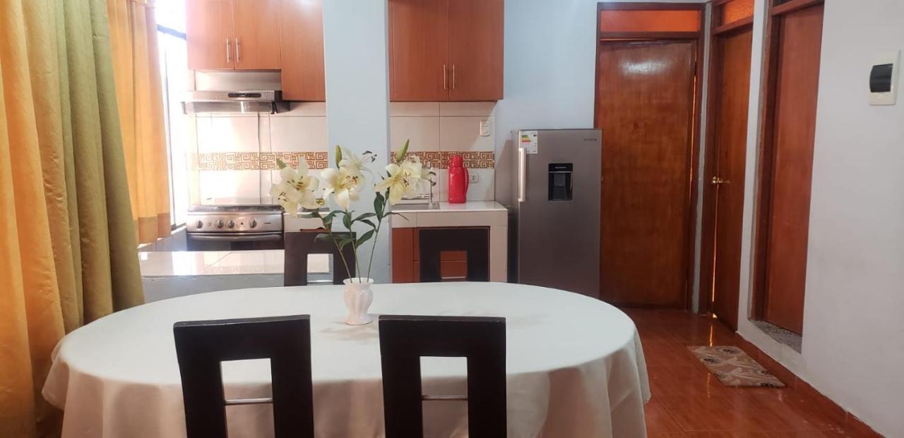Departamento aeropuerto siéntase como en casa Cuzco Esterno foto